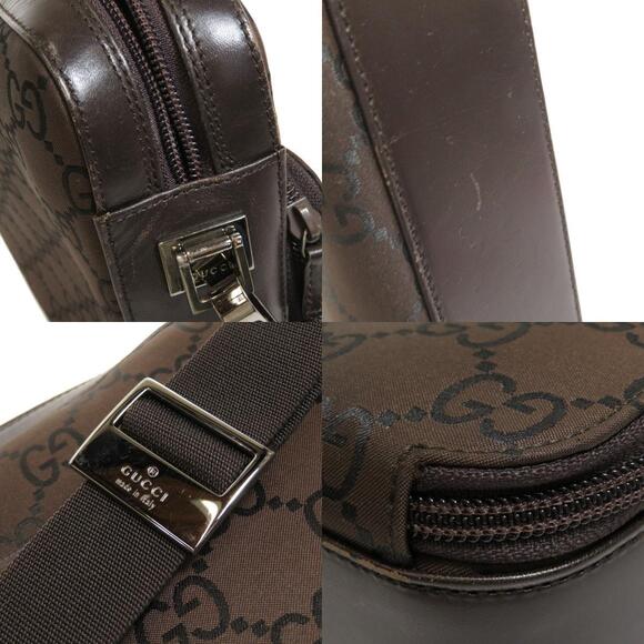 Gucci 001 3204 GG Pattern Shoulder Bag Nylon - Picture 9 of 10